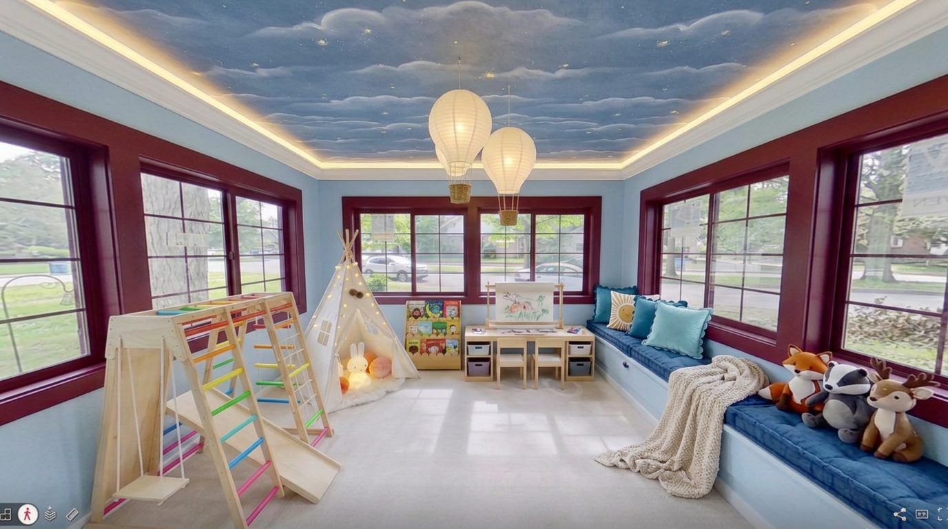 After — Living Room — Night Sky