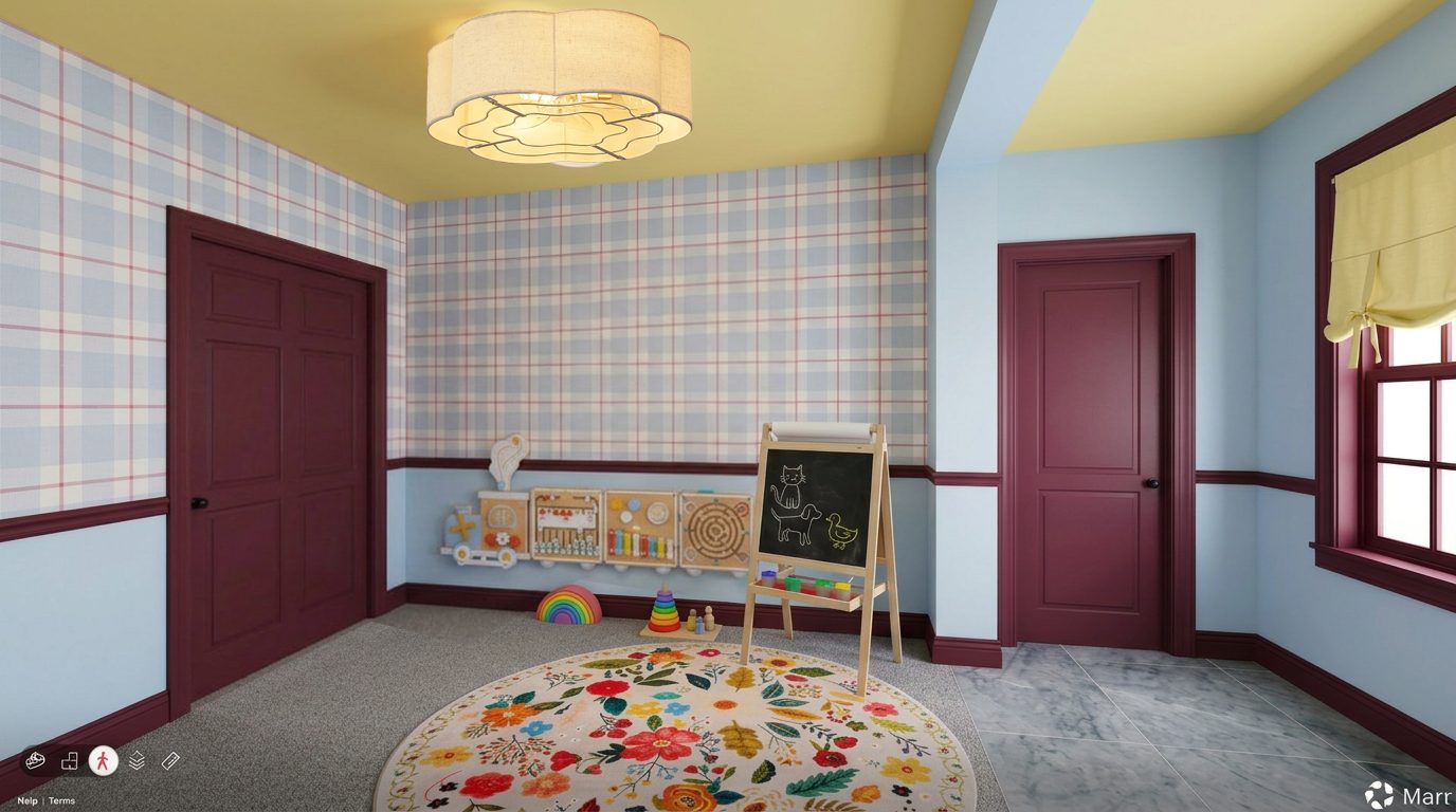 After — Attached Kids Room — Alternate