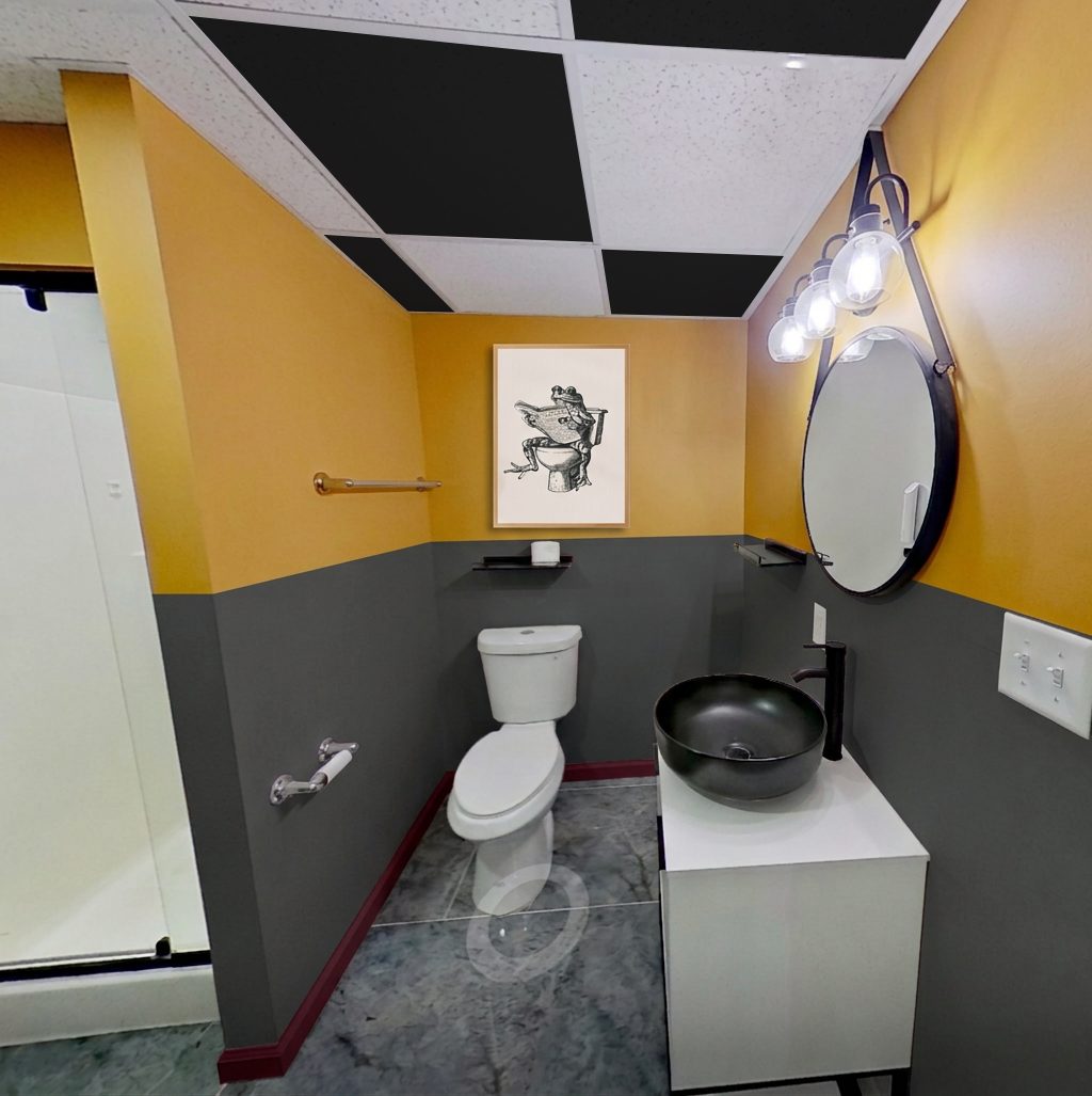 Before — Bathroom Near Kitchen