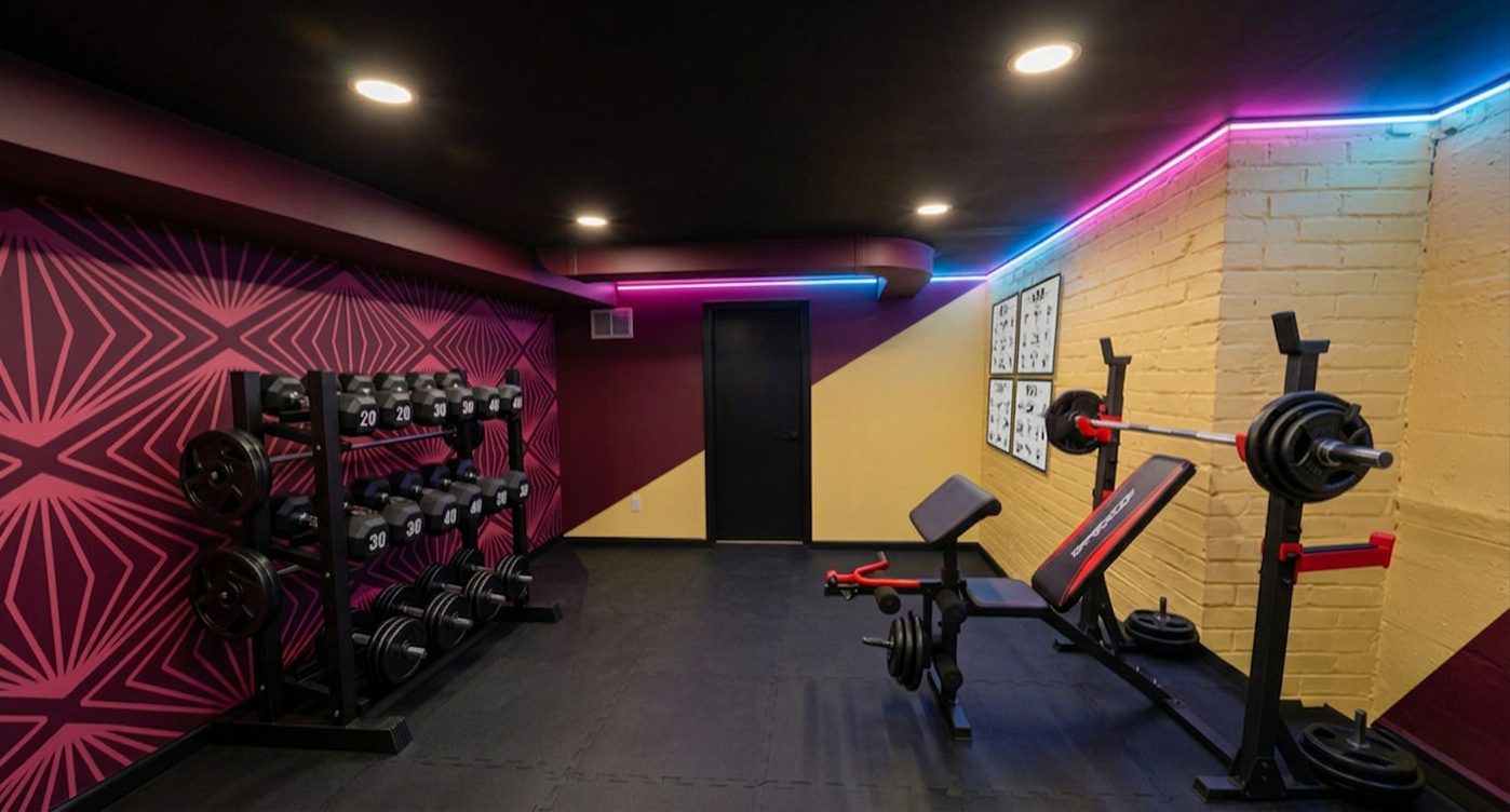 After — Gym — Neon Accent